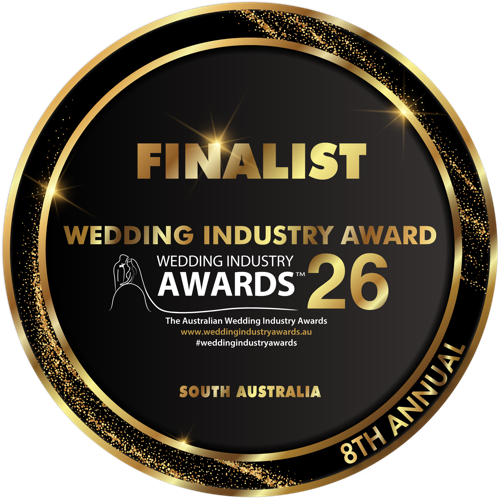 2026 Wedding Industry Awards Top 3 Finalist, South Australia